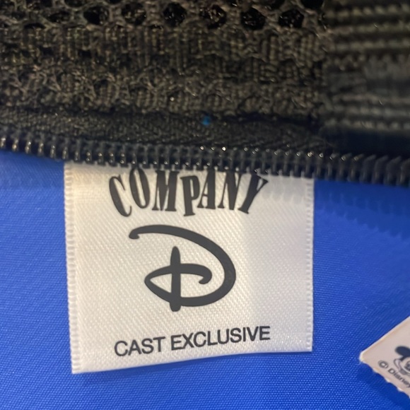 Walt Disney World Mickey Mouse saddle bag canvas tote cast members original blue - Picture 5 of 14